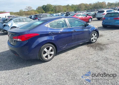 2013 Hyundai Elantra Gls z USA, uszkodzony, nr VIN 5NPDH4AE3DH279917